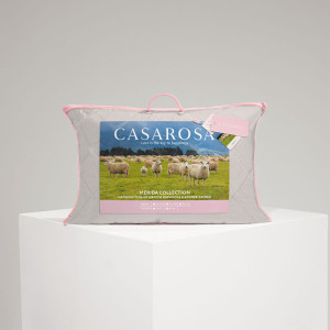 Подушка 2-х камерная меринос в сатине "Мерида"