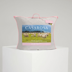 Подушка 2-х камерная меринос в сатине "Мерида"