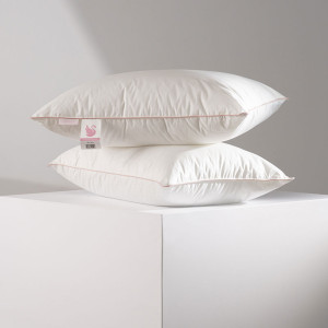 Подушка лебяжий пух в тике "Севилья"