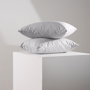 Подушка 2-х камерная верблюжья шерсть в тике "Толедо"