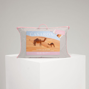 Подушка 2-х камерная верблюжья шерсть в тике "Толедо"