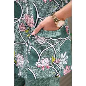 Костюм двойка женский 01070 кулирка (р-ры: 50-62) хаки