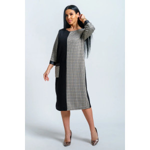 Платье женское "Аллегро" футер (р-ры: 50-58) лапка