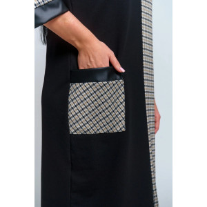 Платье женское "Аллегро" футер (р-ры: 50-58) лапка