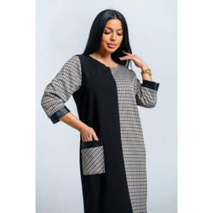 Платье женское "Аллегро" футер (р-ры: 50-58) лапка