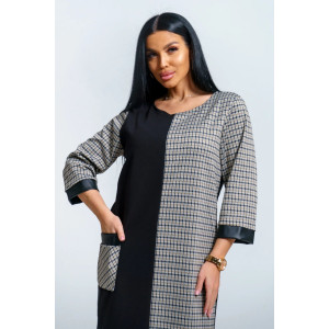 Платье женское "Аллегро" футер (р-ры: 50-58) лапка