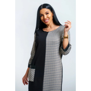 Платье женское "Аллегро" футер (р-ры: 50-58) лапка