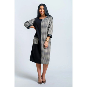 Платье женское "Аллегро" футер (р-ры: 50-58) лапка