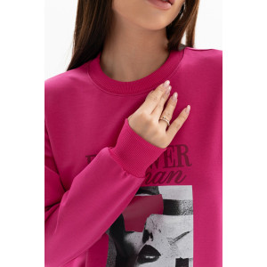 Толстовка женская №00028 футер 2-х нитка (р-ры: 40-58) розовый Толстовка женская №00028 футер 2-х нитка (р-ры: 40-58) розовый