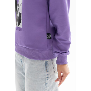 Толстовка женская №00028 футер 2-х нитка (р-ры: 40-58) сиреневый Толстовка женская №00028 футер 2-х нитка (р-ры: 40-58) сиреневый