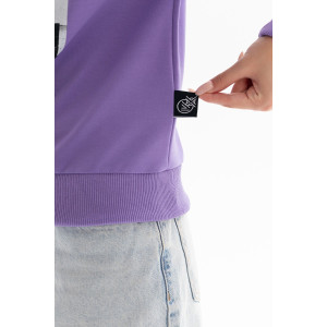 Толстовка женская №00028 футер 2-х нитка (р-ры: 40-58) сиреневый Толстовка женская №00028 футер 2-х нитка (р-ры: 40-58) сиреневый