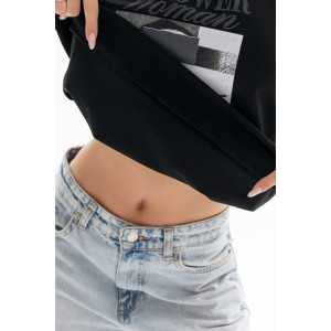 Толстовка женская №00028 футер 2-х нитка (р-ры: 40-58) черный Толстовка женская №00028 футер 2-х нитка (р-ры: 40-58) черный