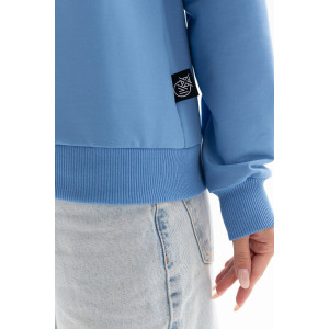 Толстовка женская №00028 футер 2-х нитка (р-ры: 40-58) сине-голубой Толстовка женская №00028 футер 2-х нитка (р-ры: 40-58) сине-голубой