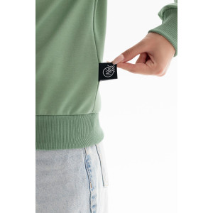 Толстовка женская №00028 футер 2-х нитка (р-ры: 40-58) светло-оливковый Толстовка женская №00028 футер 2-х нитка (р-ры: 40-58) светло-оливковый