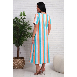 Платье женское №348т кулирка (р-ры: 48-58) бирюзовый