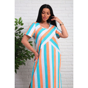 Платье женское №348т кулирка (р-ры: 48-58) бирюзовый