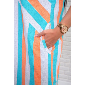 Платье женское №348т кулирка (р-ры: 48-58) бирюзовый