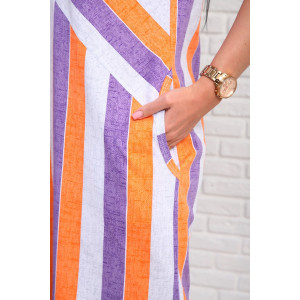 Платье женское №348т кулирка (р-ры: 48-58) оранжевый