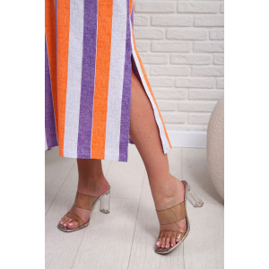 Платье женское №348т кулирка (р-ры: 48-58) оранжевый