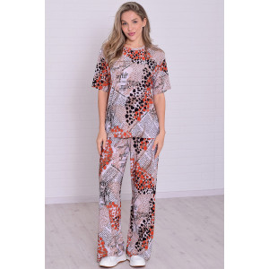 Костюм двойка женский 5353г масло (р-ры: 44-58) оранжевый