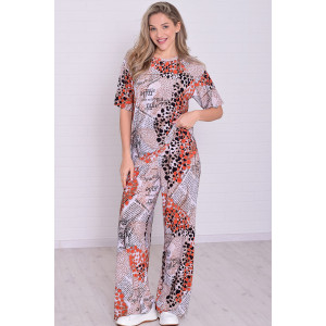 Костюм двойка женский 5353г масло (р-ры: 44-58) оранжевый