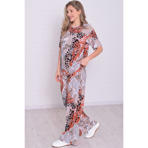 Костюм двойка женский 5353г масло (р-ры: 44-58) оранжевый