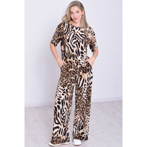 Костюм двойка женский 5353в масло (р-ры: 44-58) коричневый