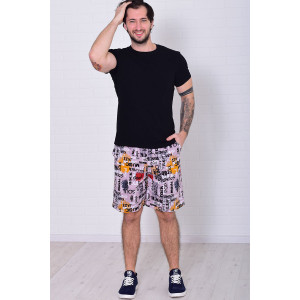 Шорты мужские 9173м кулирка (р-ры: 46-60) какао Шорты мужские 9173м кулирка (р-ры: 46-60) какао