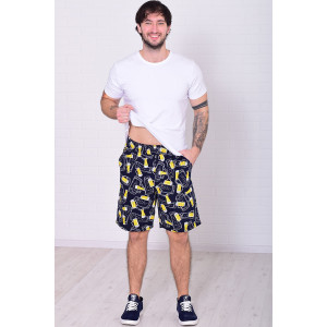 Шорты мужские 9173ж кулирка (р-ры: 46-60) синий Шорты мужские 9173ж кулирка (р-ры: 46-60) синий