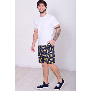 Шорты мужские 9173ж кулирка (р-ры: 46-60) синий Шорты мужские 9173ж кулирка (р-ры: 46-60) синий