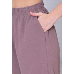 Костюм двойка женский 5352 костюмная ткань (р-ры: 42-56) мокко