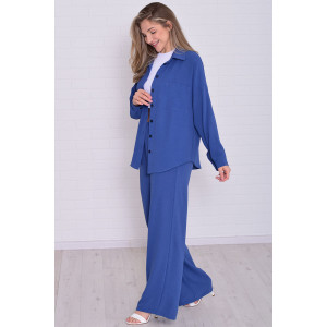 Костюм двойка женский 5352в костюмная ткань (р-ры: 42-56) маренго