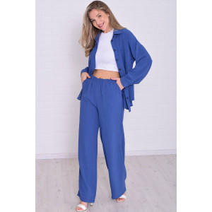 Костюм двойка женский 5352в костюмная ткань (р-ры: 42-56) маренго