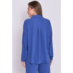 Костюм двойка женский 5352в костюмная ткань (р-ры: 42-56) маренго