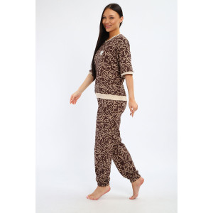 Костюм двойка женский К1364.1 кулирка (р-ры: 46-64)