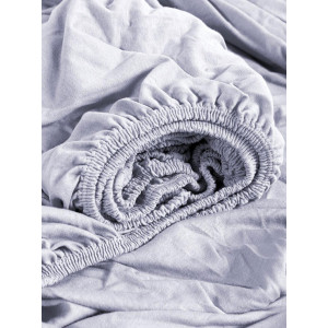 Простыня трикотажная на резинке фиолетовый Простыня трикотажная на резинке фиолетовый