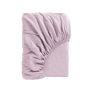 Простыня трикотажная на резинке сиреневый Простыня трикотажная на резинке сиреневый