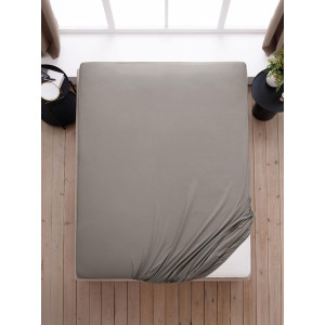 Простыня полиэстер на резинке "Туман"