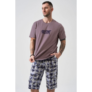 Костюм двойка мужской 2449-К "Рестарт" кулирка (р-ры: 48-58) бежевый