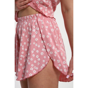 Пижама женская М445 "Шалунья" кашкорсе лапша (р-ры: 46-60) коралл