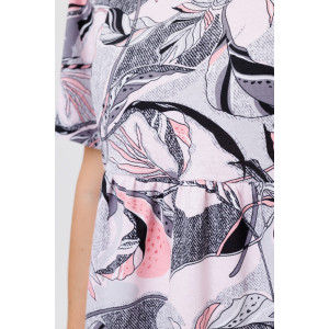 Платье женское №2175/2 кулирка (р-ры: 50-60) розовый Платье женское №2175/2 кулирка (р-ры: 50-60) розовый