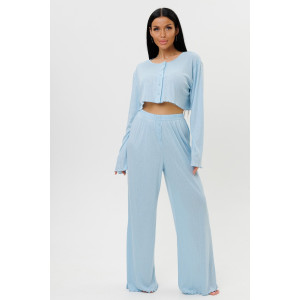 Пижама женская 2244/3 компьютерка (р-ры: 44-52) голубой Пижама женская 2244/3 компьютерка (р-ры: 44-52) голубой