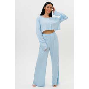 Пижама женская 2244/3 компьютерка (р-ры: 44-52) голубой Пижама женская 2244/3 компьютерка (р-ры: 44-52) голубой