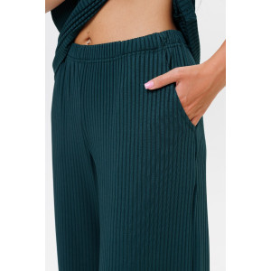 Костюм двойка женский 2217 лапша трикотажная (р-ры: 44-52) зеленый