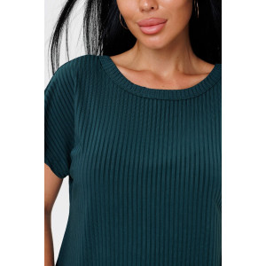 Костюм двойка женский 2217 лапша трикотажная (р-ры: 44-52) зеленый