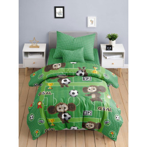 Детское постельное белье бязь "Чебурашка Футбол"