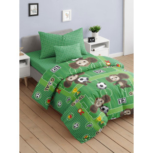 Детское постельное белье бязь "Чебурашка Футбол"