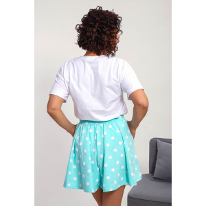 Пижама женская №88145 кулирка с лайкрой (р-ры: 44-54) ментол