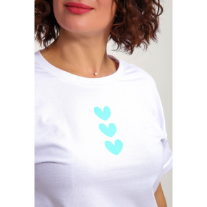 Пижама женская №88145 кулирка с лайкрой (р-ры: 44-54) ментол