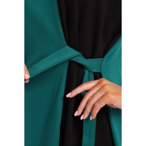 Платье-туника женская №35285 интерлок (р-ры: 48-58) зеленый Платье-туника женская №35285 интерлок (р-ры: 48-58) зеленый